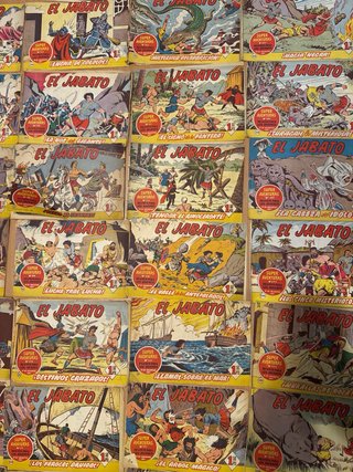 Lote + 150 tebeos El Jabato, años 60 (Bruguera)