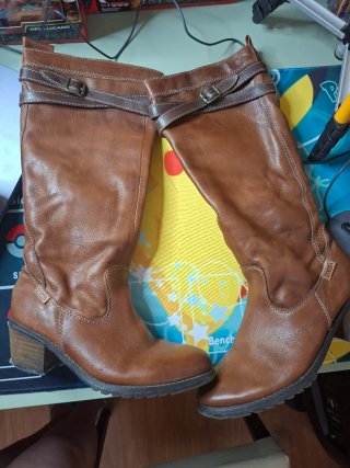 Botas Pikolinos Talla 36 Marrón Cuero