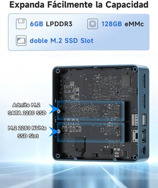 BMAX B1Plus Mini PC Celeron J3355 6GB RAM
