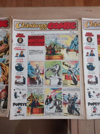 Lote de 4 números de Clásicos del Comic