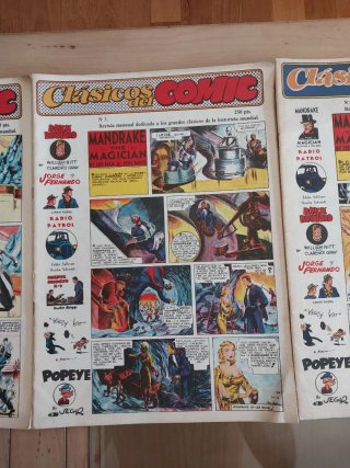 Lote de 4 números de Clásicos del Comic