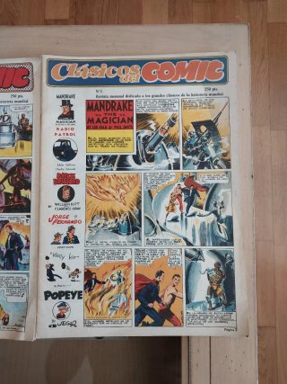 Lote de 4 números de Clásicos del Comic