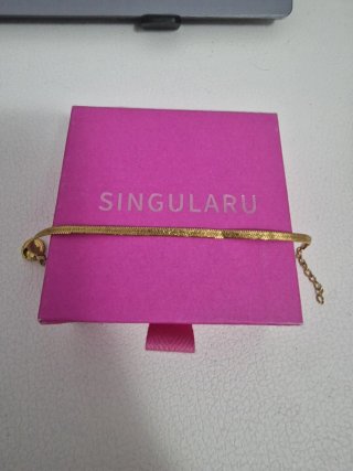Pulsera Singularu Acero Baño Oro