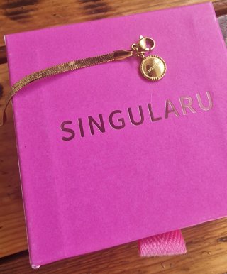 Singularu Pulsera Acero Baño Oro