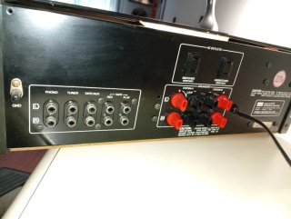 Sansui A-40 Amplificador Integrado Negro