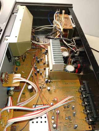 Sansui A-40 Amplificador Integrado Negro