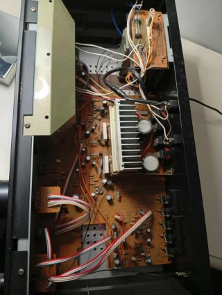 Sansui A-40 Amplificador Integrado Negro