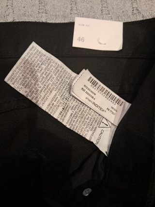 Pantalones Zara Slim Fit Negros Talla 46