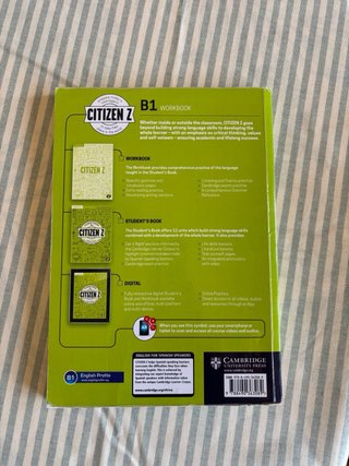 Libros Inglés B1 Citizen Z Cambridge
