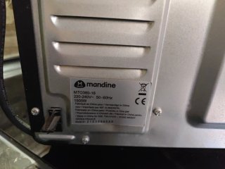 Horno Eléctrico Mandine 38L