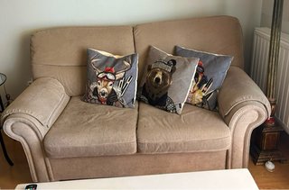 2 Sofás, 1 Sofá Cama