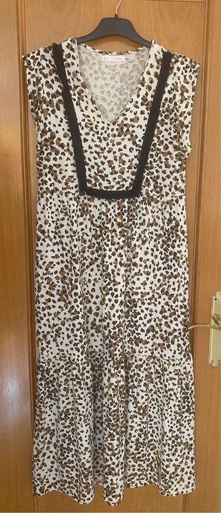 Vestido midi SFERA - Estampado Animal Print