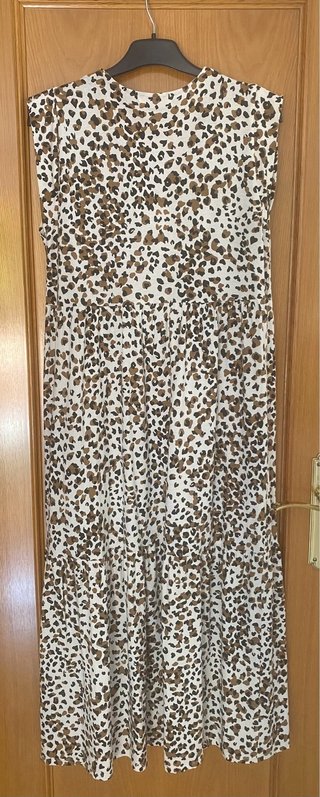 Vestido midi SFERA - Estampado Animal Print