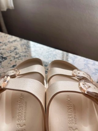 Sandalias Birkenstock Arizona EVA Crema Talla 38