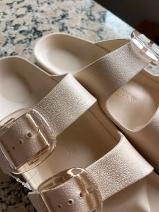 Sandalias Birkenstock Arizona EVA Crema Talla 38