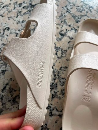 Sandalias Birkenstock Arizona EVA Crema Talla 38