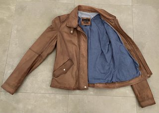 Chaqueta de piel Massimo Dutti Talla M