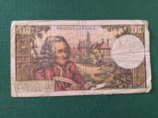 Billete 10 Francos Franceses 1963