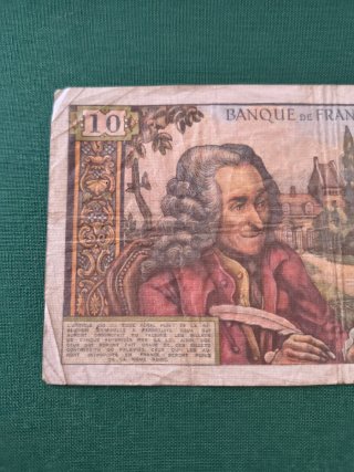 Billete 10 Francos Franceses 1963