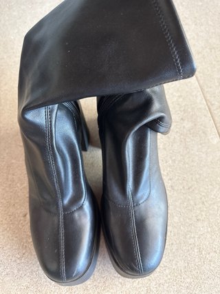 Botines Stradivarius negros plataforma