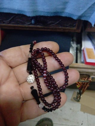 Collar antiguo de cristales