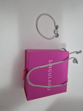 Conjunto Collar y Pulsera Singularu Acero