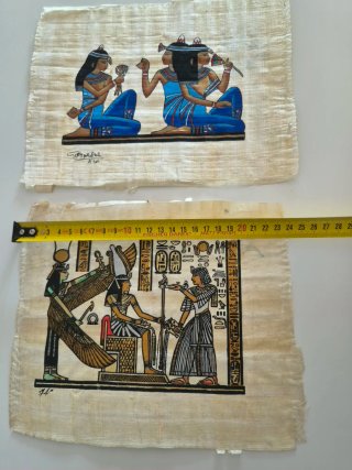 Cuadros Papiro Egipcio Original Arte Tradicional