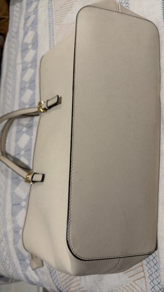 Bolso Michael Kors Beige y Dorado