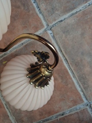 Lámpara Techo Bronce Vintage Clásica