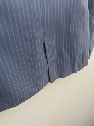 Blazer Stradivarius Raya Azul Talla XS
