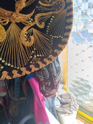 Sombrero Mexicano Bordado Dorado