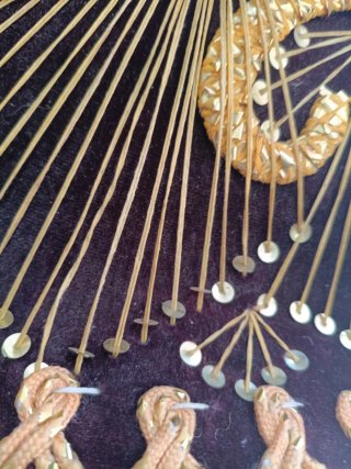 Sombrero Mexicano Bordado Dorado