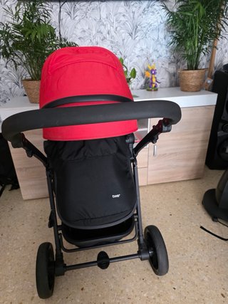 Carroasalvo Two Rojo + Silla Coche