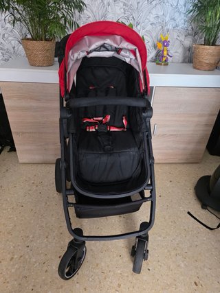 Carroasalvo Two Rojo + Silla Coche