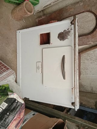 Puerta Cocina Leña Blanca