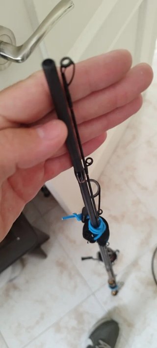 Caña de pescar Wisdom 220 4-18G Daiwa fuego 2000
