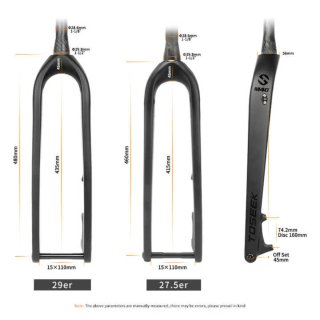 Horquilla Rígida Toseek M40 27.5"/29"