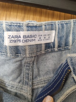 Shorts vaqueros Zara rayas