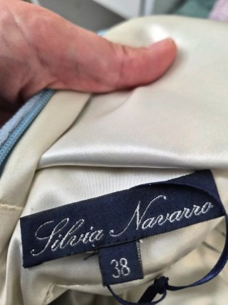 Vestido cóctel Silvia Navarro Talla 38