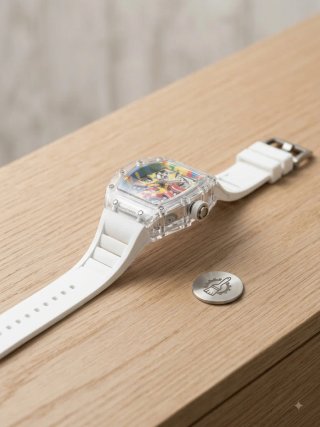 Reloj Deportivo Transparente Estilo RM