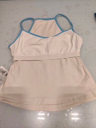 Camiseta Adidas tirantes azul y blanco