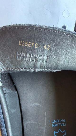 Zapatos Geox Piel Azul/Gris Talla 42