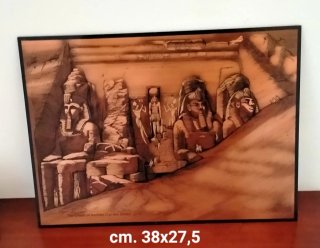 Decorazione murale rame Egitto Ramses II Abu