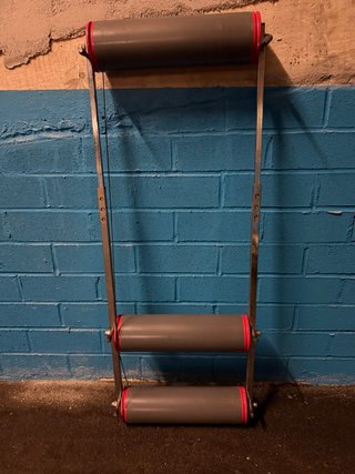 Rodillo de rulos para ejercicio.