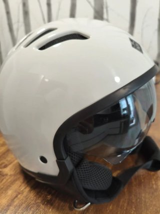 Casco Jet Urbano Blanco. Regalo intercomunicador.