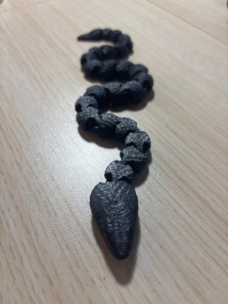 Serpiente articulada 3D – 36 cm – Flexible