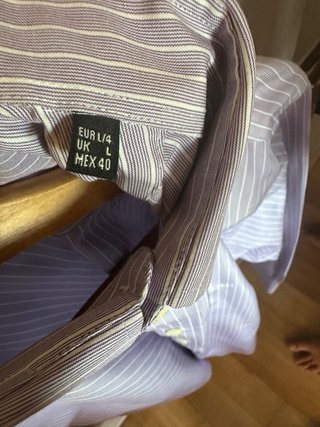 Camisa Pedro del Hierro Rayas Morado/Blanco