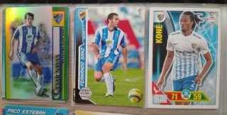 Pack cromos MÁLAGA CF MEGACRACKS  Y LFDLLIGA 2005