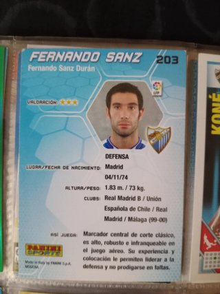 Pack cromos MÁLAGA CF MEGACRACKS  Y LFDLLIGA 2005