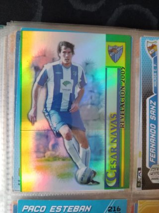 Pack cromos MÁLAGA CF MEGACRACKS  Y LFDLLIGA 2005
